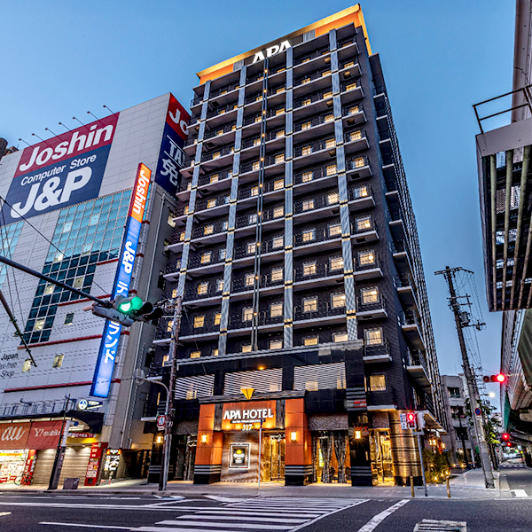 アパホテル〈なんば南 恵美須町駅〉（新世界）／大阪府大阪市浪速区日本橋５－６－14