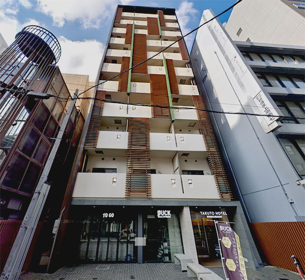 TAKUTO HOTEL 心斎橋／大阪府大阪市中央区博労町３丁目６−８